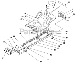 Toro 71192 (15-44 HXL) - Toro Lawn Tractor (SN: 069000001 - 069999999) (1996)