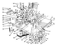 Toro 70040 (8-25) - Toro Rear-Engine Riding Mower (SN: 079000001 - 079000578) (1997) Transmission  Linkage Assembly