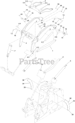Toro 22328 HD (TX 1000) - Toro Dingo Wide Track Compact Utility Loader (SN: 414000000 - 999999999) Loader Arm Assembly