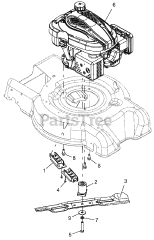 Gravely 911172 (XD3 LM P) - Gravely 21" Push Walk-Behind Mower, Subaru (SN: 020517 - 020692)