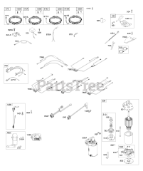 Briggs & Stratton 44M777-0121-E1 - Briggs & Stratton Vertical Engine Alternator, Wire Harness, Starter, Ignition, ECU