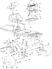 MTD 13785-7 - MTD Lawn Tractor (1987)