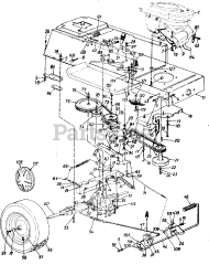 MTD 130-670-000 - MTD Lawn Tractor (1990) Parts