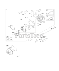 Briggs & Stratton 121602-0529-B1 - Briggs & Stratton Vertical Engine Cylinder Head