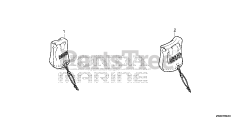 Honda BF250 A XXCA (BBJJ) - Honda Marine Engine, Made in Japan (SN: BBJJ-8000001 - BBJJ-9999999) REMOTE CONTROL COVER KIT