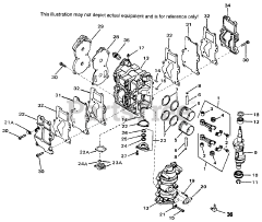 Tecumseh SBV-710385 - Tecumseh Short Block Engine Parts List