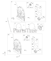 Briggs & Stratton 543477-0100-E1 - Briggs & Stratton Horizontal Engine Crankcase Covers, Camshaft