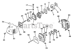 Echo SRM-2501 - Echo String Trimmer (SN: 001001 - 010200)