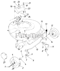 MTD 12884-8 - MTD Walk-Behind Mower (1988)