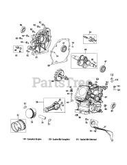 MTD 170-CU - MTD Engine 170-CU Crankcase