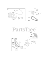 Briggs & Stratton 12H332-0161-B8 - Briggs & Stratton Horizontal Engine Gear Reduction