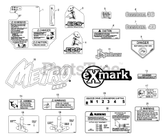Exmark MHP3615KAC - Exmark 36" Metro HP Walk-Behind Mower, 15hp Kawasaki (SN: 440000 - 509999) (2004)