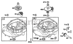 Briggs & Stratton 12T702-0675-XX - Briggs & Stratton Vertical Engine Sump Bases, Cams