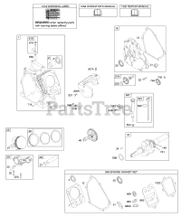 Briggs & Stratton 12A316-0917-E1 - Briggs & Stratton Horizontal Engine