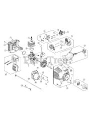 Murray M 2500 (41BDZ01C758) - Murray String Trimmer