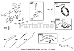 Toro 71227 (16-38 HXL) - Toro Lawn Tractor (SN: 210000001 - 210999999) (2001) Engine Briggs Stratton Model 28q777-0690-E1 6