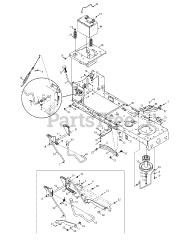Yard Machines 13AM762F052 - Yard Machines Lawn Tractor (2008) (Walmart) PTO