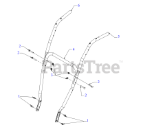 Cub Cadet 3X 28 (31AH5JVBB10) - Cub Cadet 3X 28" Snow Thrower (2023) Handle