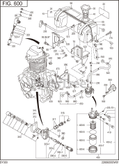 Subaru Robin DY300D12380 (DY30) - Subaru Robin Engine, Diesel 600 Fuel &amp; Lubricant