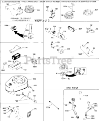 Tecumseh TVM140-70372L - Tecumseh Engine Engine Parts List #2