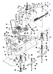 Snapper PMA 360 (88990) - Snapper 36" Pro 8 Mower Deck Assembly 36" Mower, Front Deck