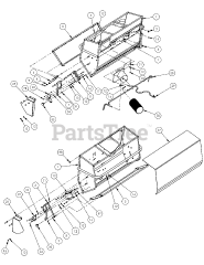 Cub Cadet 59A30004 (59A30004150) - Cub Cadet Dump Hopper att2 Catcher Assembly