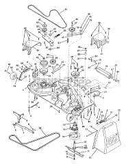 Poulan Pro PP 22H50 - Poulan Pro Lawn Tractor Mower Deck