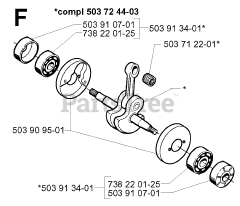 Husqvarna 225 E - Husqvarna Handheld Edger (1997-02) Crankshaft