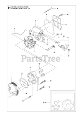 Husqvarna 236 e - Husqvarna Chainsaw CARBURETOR &amp; AIR FILTER