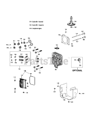 Troy-Bilt 4P90MUC - Troy-Bilt Engine 4P90MUC Cylinder Head