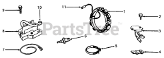 Cub Cadet 805 (136-192-100) - Cub Cadet Lawn Tractor Engine Flywheel, Ring Gear, Blower Housing &amp; Screens