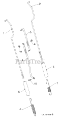 Poulan Pro 961980057-04 - Poulan Pro Snow Thrower (2013-08) HANDLE