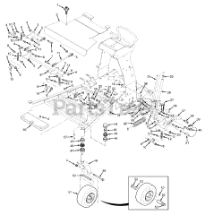 Scag SVR48V-24FX - Scag V-Ride 48" Stand-On Mower, 24hp Kawasaki (SN: E8300001 - E8399999)