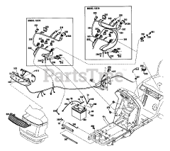 Troy-Bilt 13079 - Troy-Bilt Lawn Tractor, Hydro Drive (SN: 130790100101 & Above) ELECTRICAL ASSEMBLY