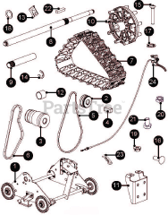 Ariens 726029 - Ariens Track Conversion Kit Track