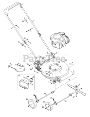 Craftsman 247.372180 (11A-A00X799) - Craftsman Walk-Behind Mower (2015)