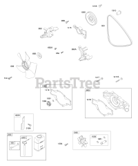Briggs & Stratton 473177-0100-E1 - Briggs & Stratton Horizontal Engine