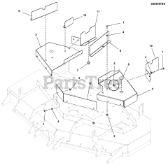 Ferris IS 2500Z (5901294) - Ferris IS2500Z Series 52" Zero-Turn Mower, 24hp Yanmar, Rear-Discharge