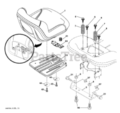 RedMax YT 2142 F (960430236-00) - RedMax 42" Yard Tractor, 21hp (2017-05)
