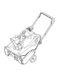 Yard Machines 31A-2M1A729 - Yard Machines Snow Thrower (2009) (Home Depot)