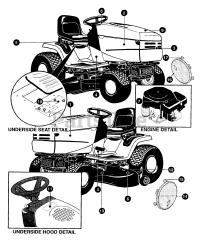 Scotts 42589x8B - Scotts 42" Lawn Tractor (1999)