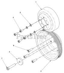 Briggs & Stratton 076131-03 - Briggs & Stratton 35kW Liquid Cooled Home Standby Generator Engine Service Parts - Pulleys