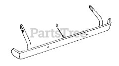 International Harvester 75 (0340008U) - International Harvester Riding Mower (1972 - 1981) Front Bumper Attachment