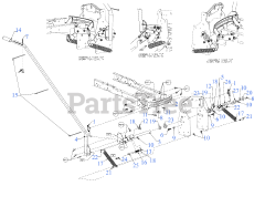 Cub Cadet 19A40024 (19A40024100) - Cub Cadet 42" 3X Snow Thrower Attachment (2016 - 2022) Lift Assembly