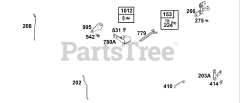 Briggs & Stratton 137202-1114-E2 - Briggs & Stratton Horizontal Engine Controls 2