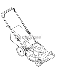 Craftsman 247.370340 (11A-B25F799) - Craftsman Walk-Behind Mower (2012) (Sears)