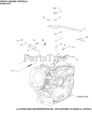 Kohler CH395-3274 - Kohler Command PRO Engine, Basic Version, 9.5hp, 7.1kW 09 Engine Controls