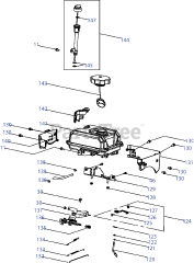 MTD 270-WU - MTD 280cc Engine 270-WU Fuel Tank &amp; Mounting