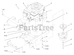 Toro 72046 (265-H) - Toro Lawn & Garden Tractor (SN: 089000001 - 089000399) (1998)