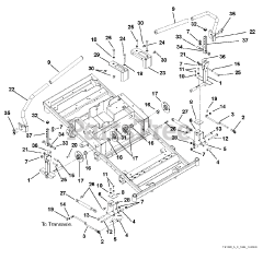 Ariens 915163 - Ariens Zoom XL 42" Zero-Turn Mower, 22hp Kohler (SN: 020000 - 020999)